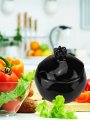 Кокотница для жульена и жаркого гранат черная
