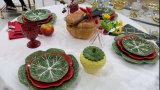 Тарелка сервировочная керамическая КАПУСТА