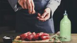 Бутылка для масла и соусов мятная