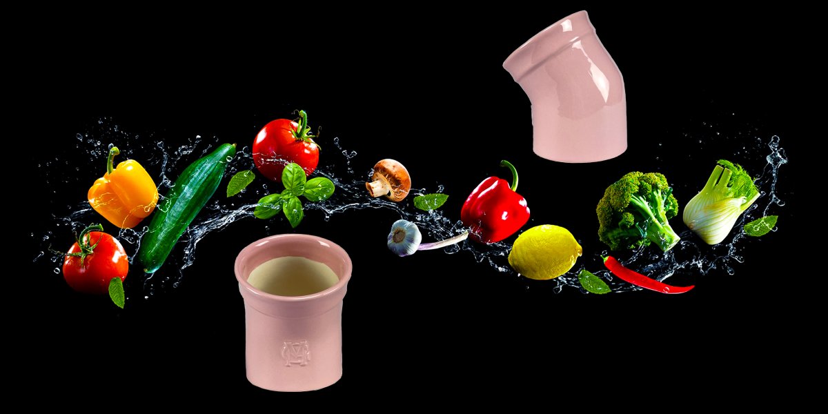 Солонка, банка для соли, розовая