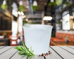 Стакан для кухонных предметов и аксессуаров белый