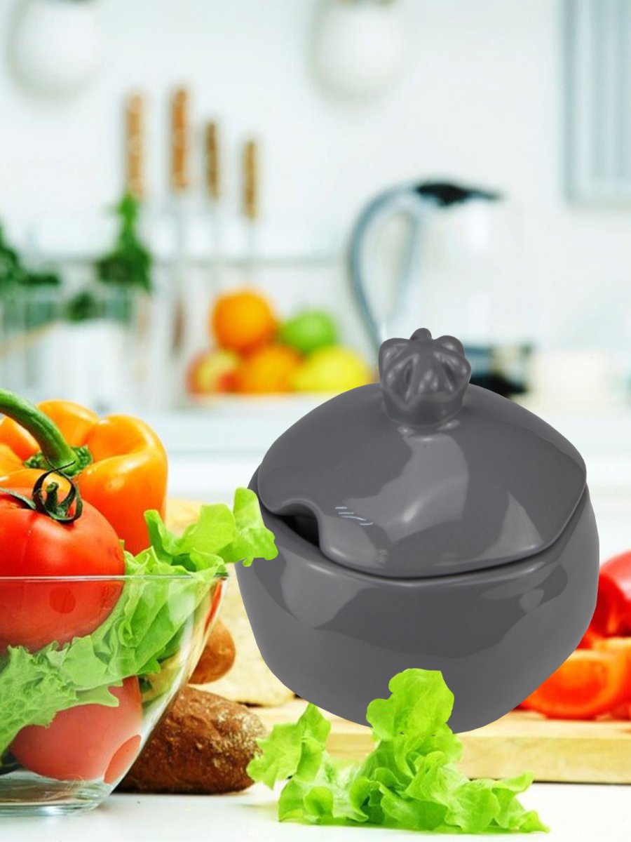 Кокотница для жульена и жаркого гранат серая